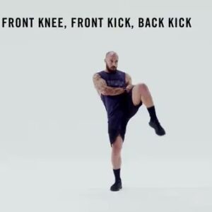 LES MILLS TECHNIQUE Front Knee, Front Kick, Back Kick Combo